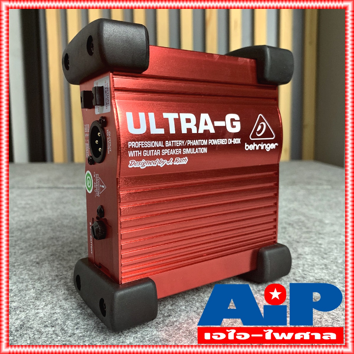 BEHRINGER GI100 ULTRA-G Direct Box กล่องกรองเสียง กล่องป้องกันเสียงรบกวน ตัวกรองเสียง กล่องDI GI 100 GI-100 ไดเร็คบ็อก +++