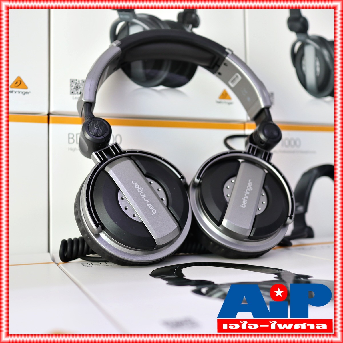 BEHRINGER BDJ-1000 หูฟัง BDJ1000 หูฟัง HEADPHONE BDJ 1000 หูฟังครอบหู หูฟังมอนิเตอร์ หูฟังสตูดิโอ เอไอ-ไพศาล +++