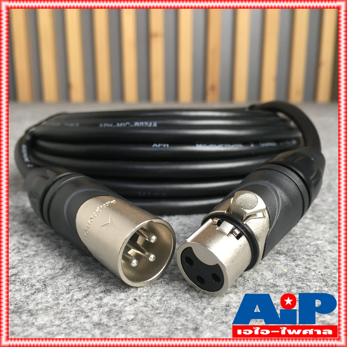 10เมตร AMPHENOL สาย XLRผู้-เมีย 10M CA03-04-C-010 สาย cannon ผู้ ออก cannon เมีย ความยาว 10เมตร สายสัญญาณ XLR ผู้ - XLR เมีย