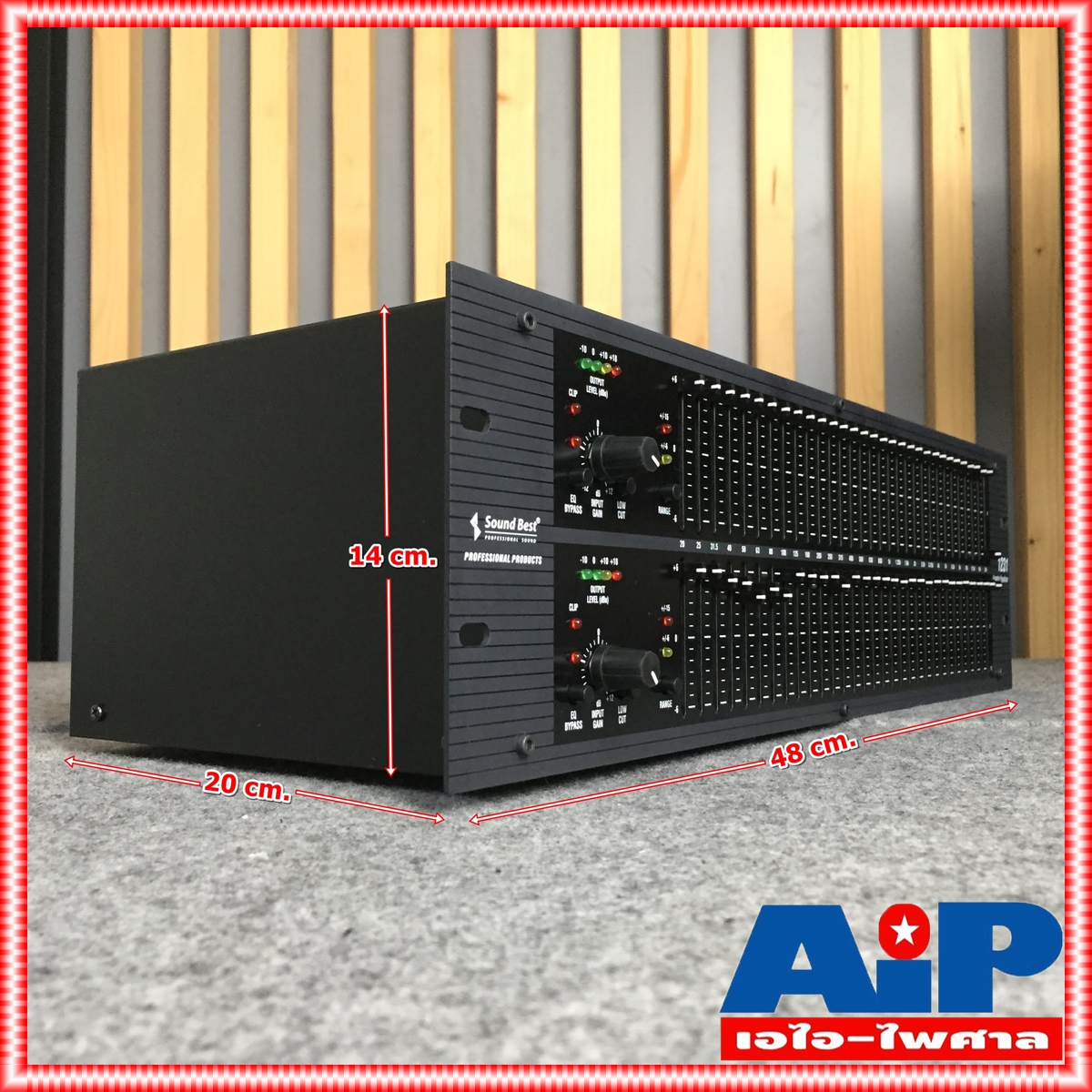 SOUNDBEST 1231B EQ Eqlizer 1231 อีคิวซาด์เบส 1231 Sound Best ซาวด์เบส อีคิวอีควอไลเซอร์31ช่อง เอไอ-ไพศาล +++