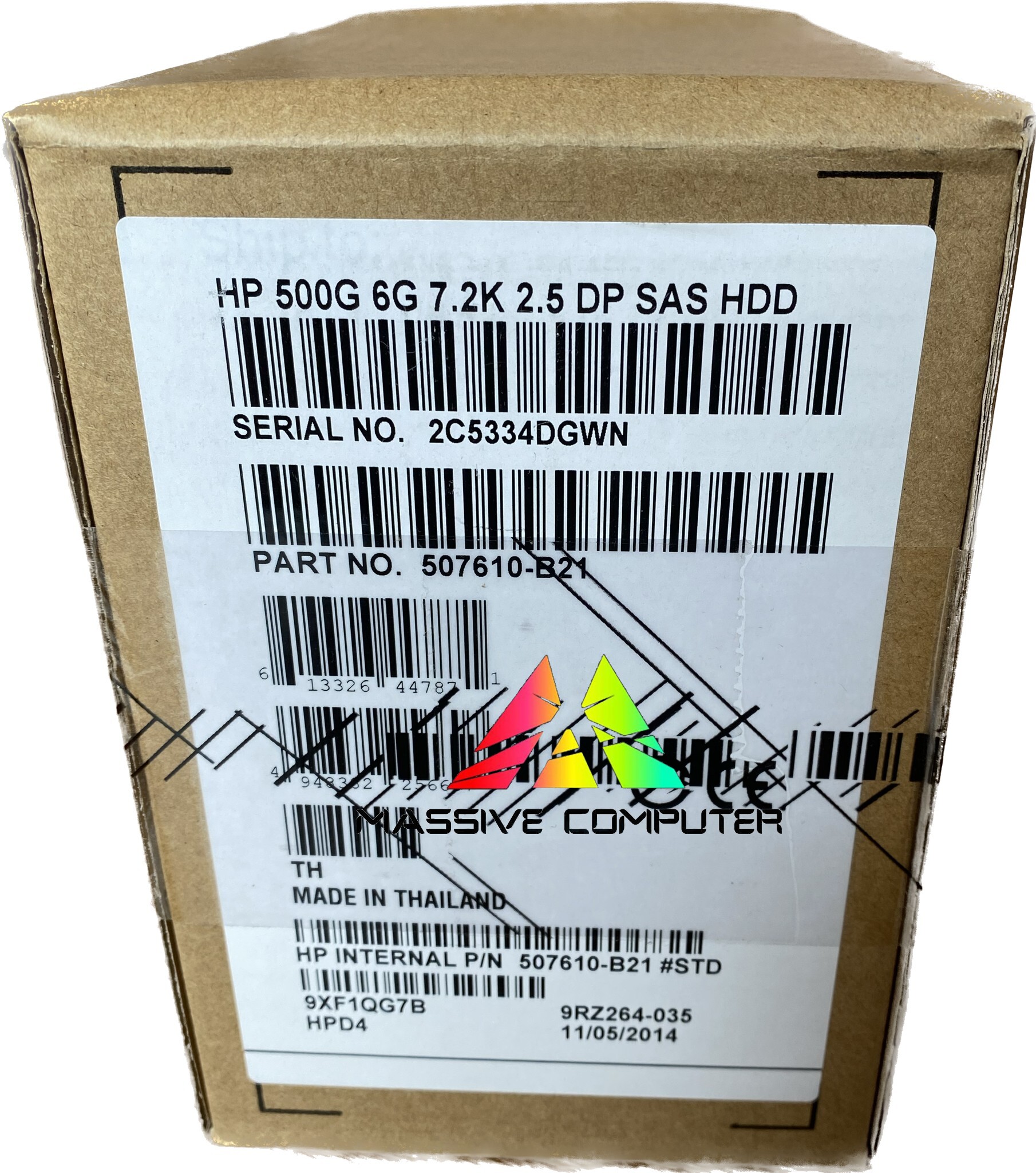 507610-B21 HP 500GB 7.2K SAS 2.5INC HOT-PLUG W/TRAY HDD ราคา ขาย ราคาถูก จำหน่าย