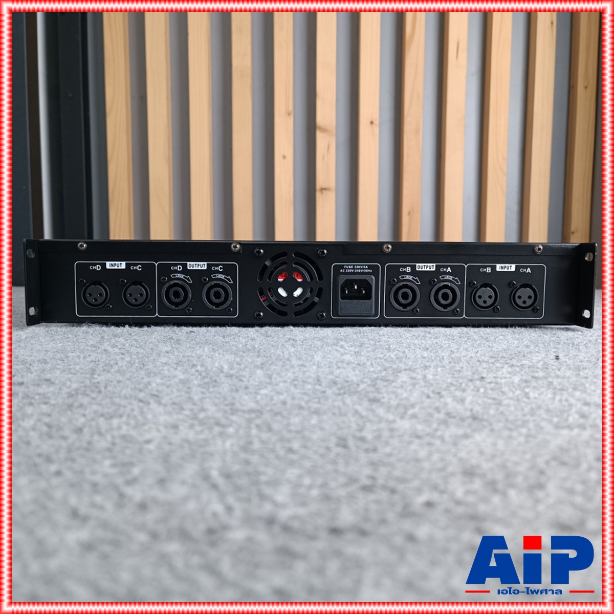 HOTROCK P2-4 poweramp 1U (มาแทนD-3535) 1.5U AV-2244C เพาเวอร์แอมป์ 4 CH ขนาด 1.5 ยู รุ่นใหม่ 350x4 วัตต์ ฮอทร็อค HOTROCK P2 4 poweramp 1U (มาแทนD3535) เอไอ-ไพศาล