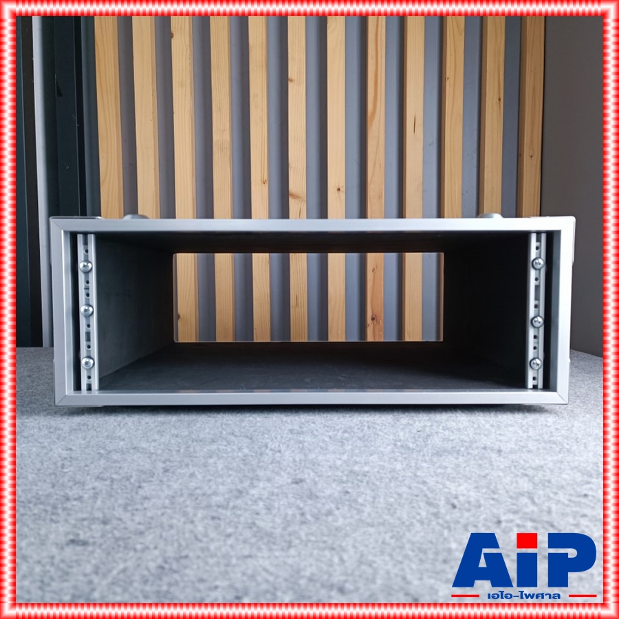 COMPACT RACK BM-3 เปลือยหน้า-หลัง ลึก19นิ้ว สีดำ (ไม่มีฝาปิด) คอมแพ็ค แร็ค BM3 แร็คเครื่องเสียง แร็คเปลือย แร็คแอมป์ เอไอ-ไพศาล