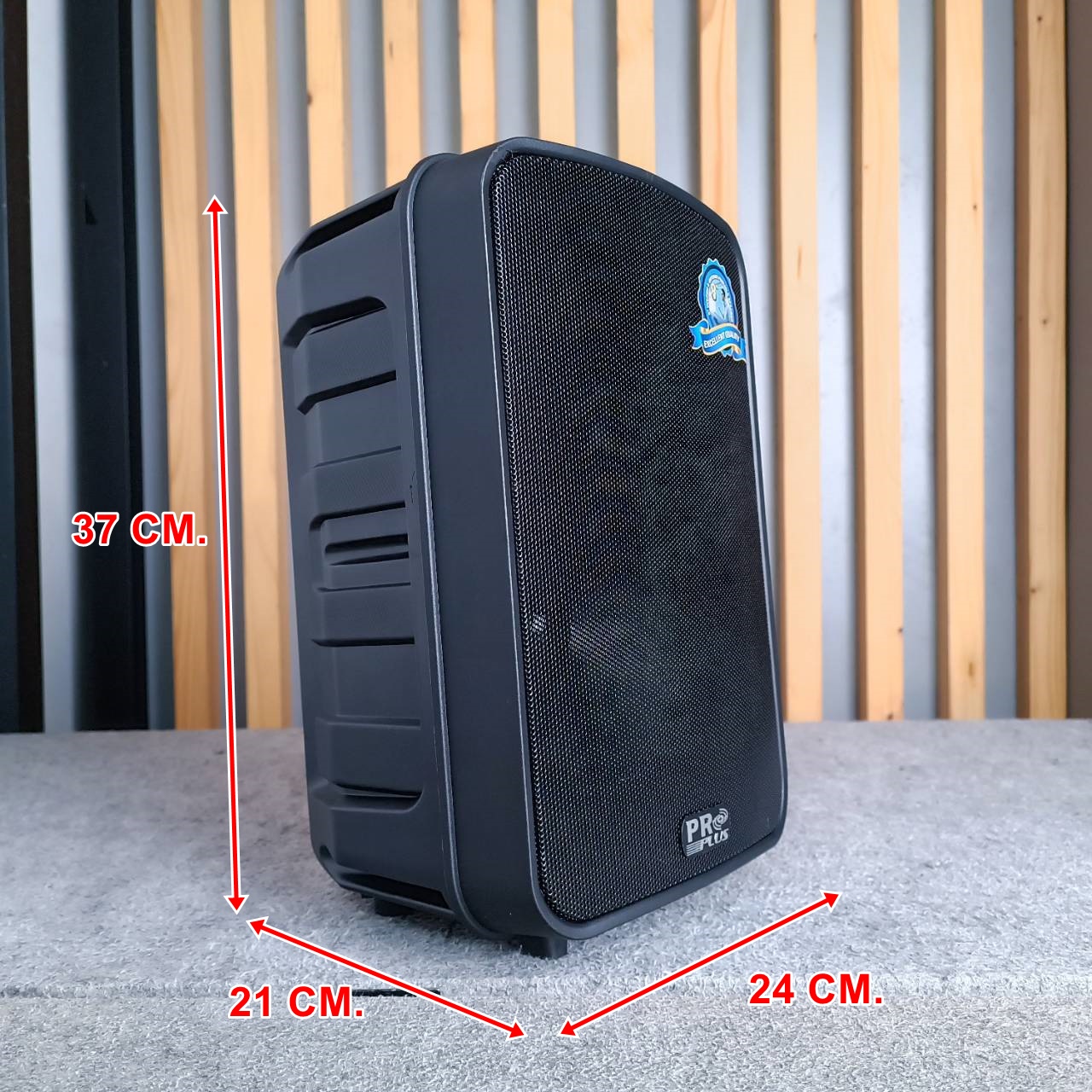 PROPLUS GX-8 ลำโพงล้อลาก ไมค์ลอย มือถือ1ตัว และ ไมค์ลอย แบบหนีบ 1ตัว มีแบตเตอรี่ในตัว ชาร์จไฟได้ ลำโพง ตู้ลำโพงพลาสติก 8" + แอมป์ PRO PLUS GX 8 GX8 เอไอ-ไพศาล