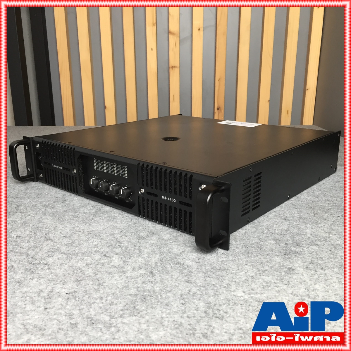 MICROTECH MT-4400 power amp 4CH กำลังวัตต์ 400W ที่ 8โอห์ม / 600W ที่ 4โอห์ม คลาส H ไฟ 2 สเต็ป MT4400 MT 4400 เอไอ-ไพศาล