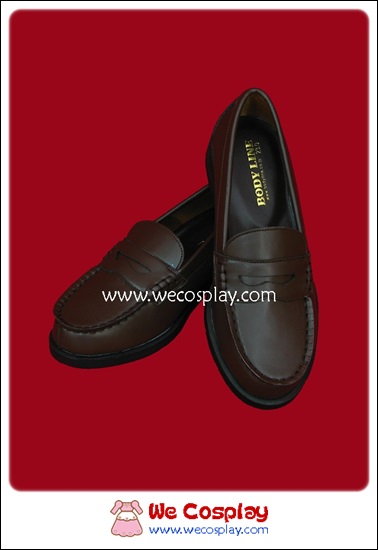 รองเท้านักเรียนญี่ปุ่น สีน้ำตาล (Brown Japanese School Shoes)