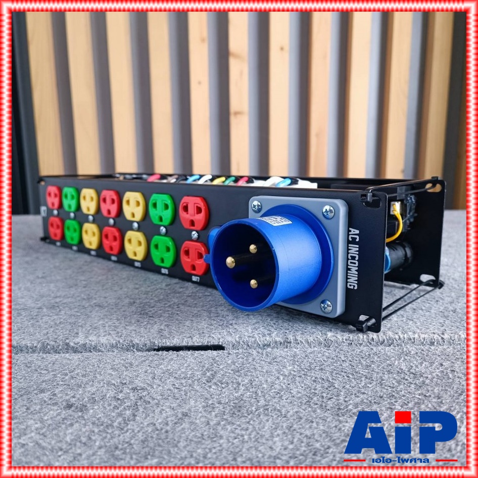 VOLTAGE by TECHCRON K6/K7 จอ LED VA ชุดโหลดไฟ 1เฟส ปลั๊กไฟติดแร็ค ชุดโหลดเซ็นเตอร์ ปลั๊กโหลด 32A ปลั๊กโหลดไฟเปลือยยึด RACK เทคครอน K6 VA K6VA เอไอ-ไพศาล