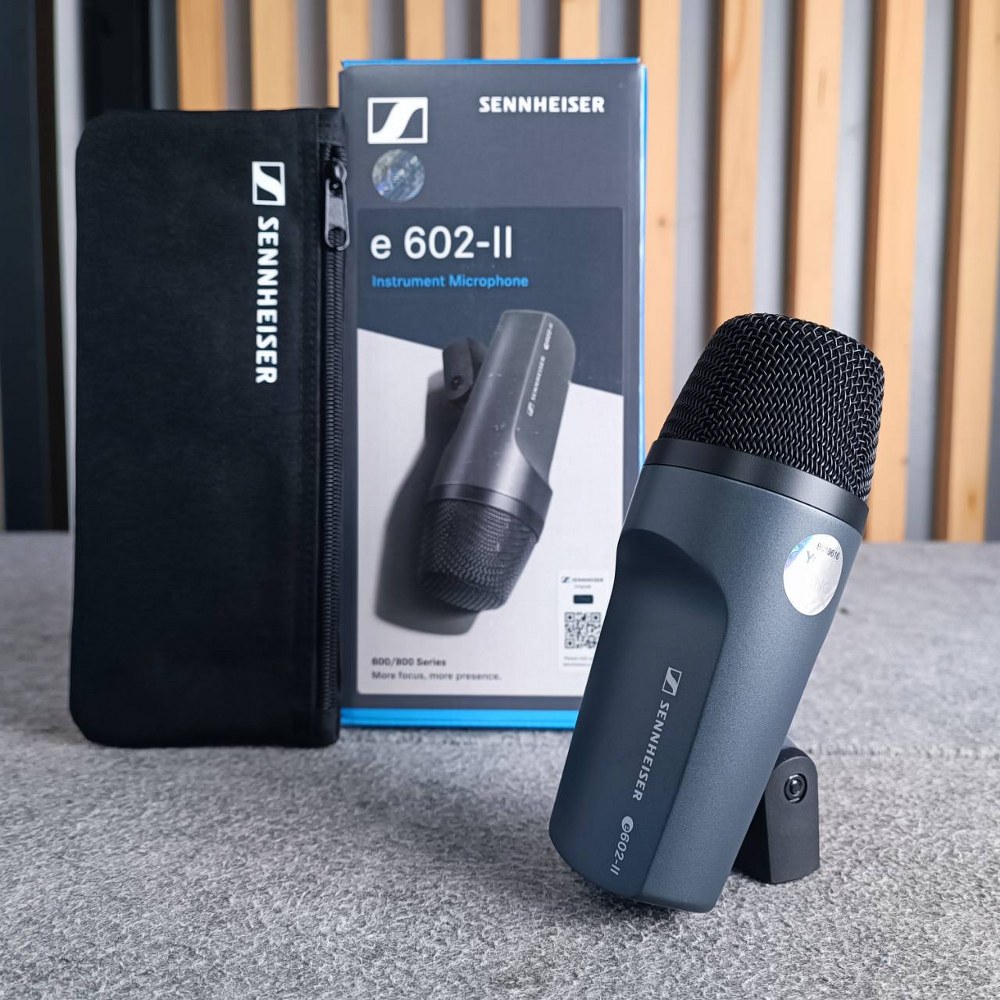 ฟรีค่าส่ง SENNHEISER E602II ไมค์กระเดื่อง E-602II E 602II ไมโครโฟนเครื่องดนตรี ไมค์กลอง เอไอ-ไพศาล