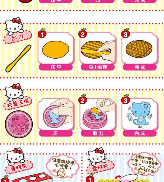 KT8606 แป้งโดว์ลายคิตตี้ ของแท้ (ของใหม่กล่องไม่สวย)