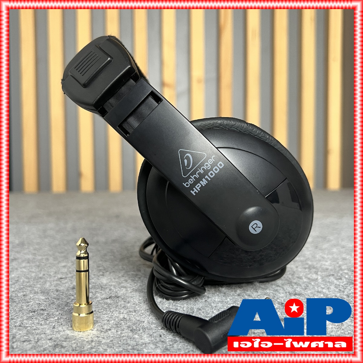 BEHRINGER HPM 1000 -bk หูฟังสีดำ HEADPHONE HPM-1000 หูฟังครอบหู หูฟังมอนิเตอร์ HPM1000 เอไอ-ไพศาล +++