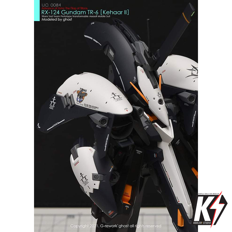 Waterdecal CG HG RX-124 Gundam TR-6 ( Kehaar II ) #ดีคอลน้ำสำหรับติดกันพลา กันดั้ม Gundam พลาสติกโมเดลต่างๆ