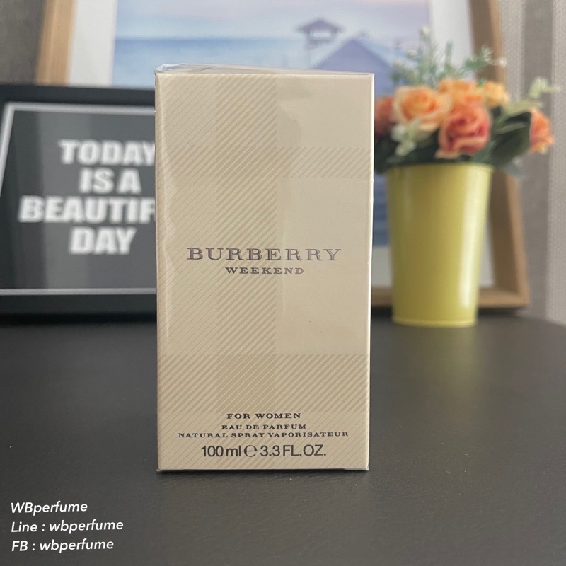 น้ำหอมแท้100% Burberry Weekend for Women EDP 100 ml.