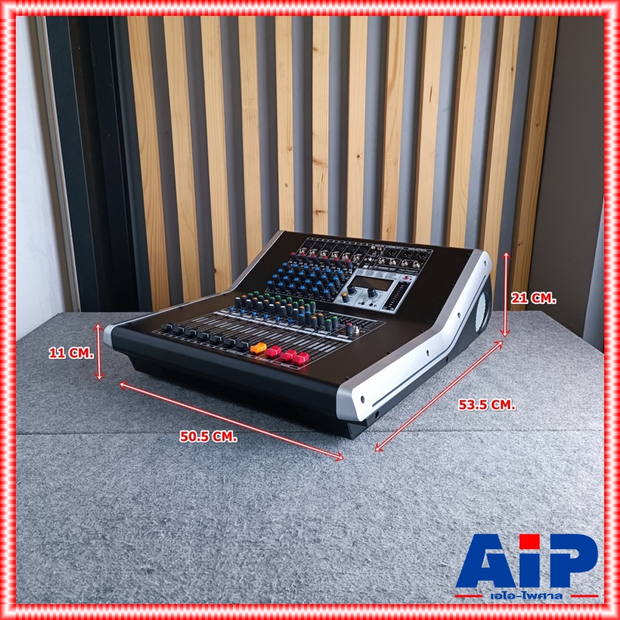 PROEUROTECH PMX-P6450FX POWERMIXER+บูลทูส เพาเวอร์มิกเซอร์ รุ่นใหม่ โปรยูโรเทค 6 ช่อง 450 วัตต์ PMX P6450 FX PMXP6450FX เอไอ-ไพศาล