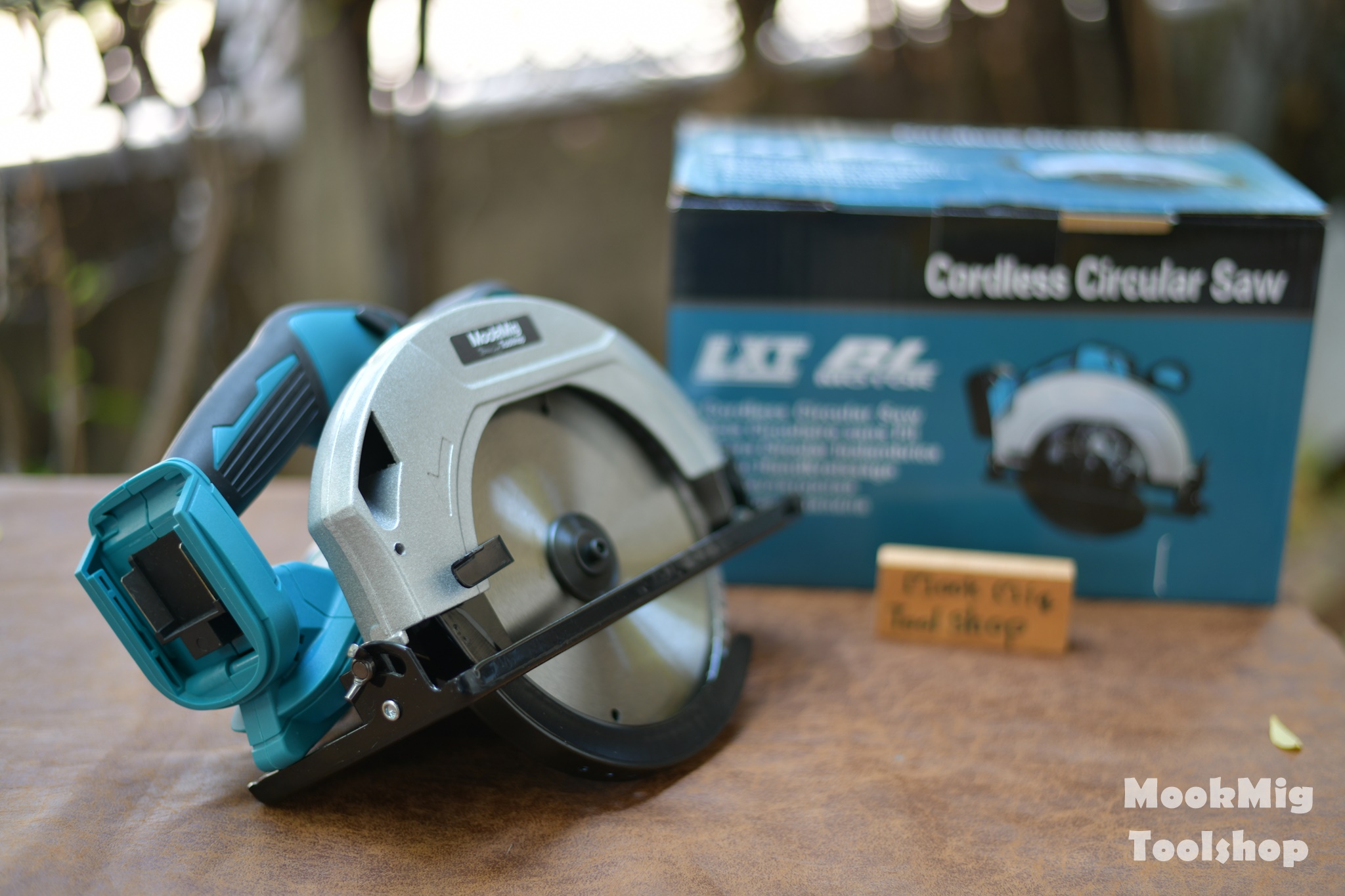 เลื่อยวงเดือน 18V 7" Brushless Motor ไร้แปลงถ่าน ใช้รวมกับแบตจีนทรงมากีต้า ได้เลย แถมใบเลื่อย ไม่รวมแบต
