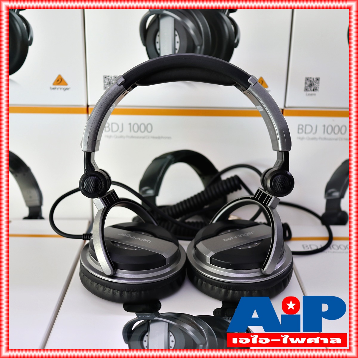 BEHRINGER BDJ-1000 หูฟัง BDJ1000 หูฟัง HEADPHONE BDJ 1000 หูฟังครอบหู หูฟังมอนิเตอร์ หูฟังสตูดิโอ เอไอ-ไพศาล +++