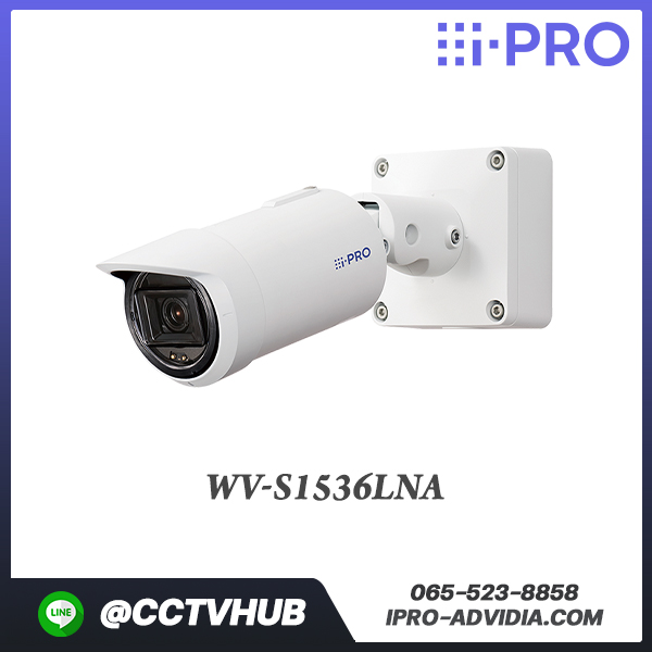 กล้อง i-PRO รุ่น WV-S1536LNA 2MP(1080p) IR Outdoor BOX Network Camera with AI Engine
