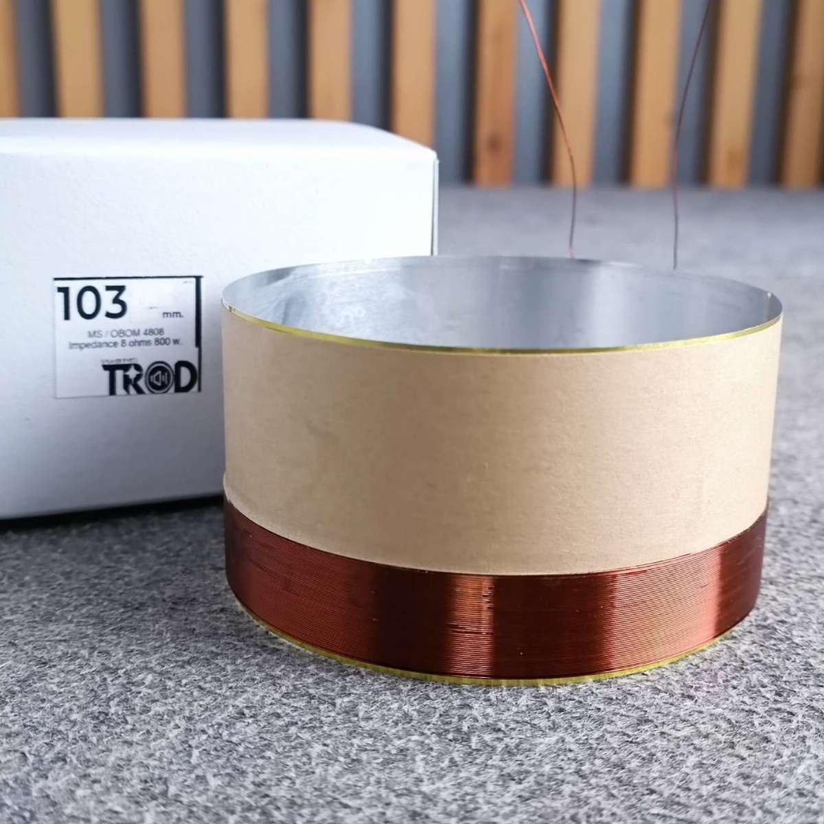 วอยซ์เบอร์ 103 ลวด2ชั้น อลูมิเนียม วอยซ์ วอยซ์ทั่วไปเบอร์103 2ชั้น วอยซ์เทียบเบอร์103 VOICE วอยซ์ลำโพง วอยซ์ ลำโพง ดอกลำโพง อะไหล่ลำโพง วอยซ์คอยล์ เบอร์103 เอไอ-ไพศาล