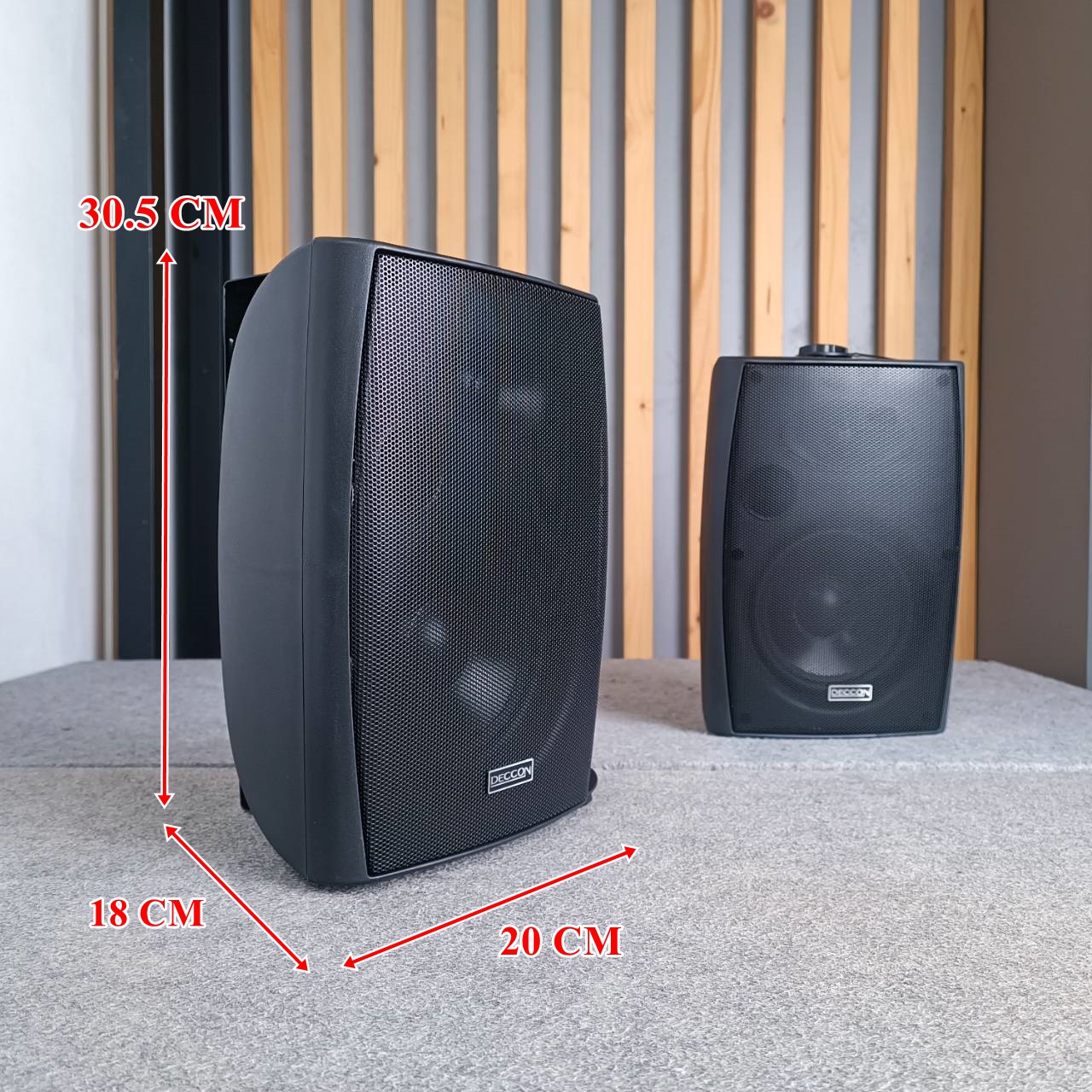 1 คู่ สีดำ DECCON sern-65B ตู้ลำโพง แขวน 6นิ้ว sern65 B sern 65 ตู้ ลำโพง ติดผนัง เอไอ-ไพศาล