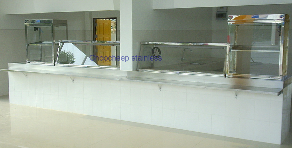 ตู้ครอบข้าวแกง-อาหาร สเตนเลส