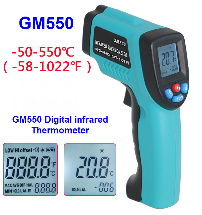 GM550 GM-550 Infrared thermometer -50℃ to 550℃