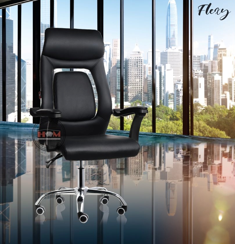 เก้าอี้ผู้บริหาร เก้าอี้สำนักงานพนักพิงสูง เก้าอี้พนักพิงสูง HOM รุ่น FLEXY