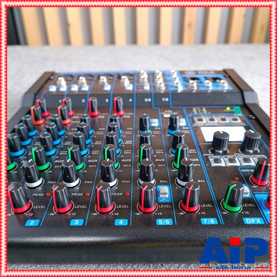 TOPPPRO MX-8 MIXER โรงงานเดียวกับ ALTO ออกมาทดแทน AMX 140FX ZMX-122FX ZMX 122 FX ZMX122FX TOPP PRO MIXER 8Channel มิกซ์ เครื่องปรับแต่งเสียง เครื่องเสียง MX 8 MX8 เอไอ-ไพศาล +++