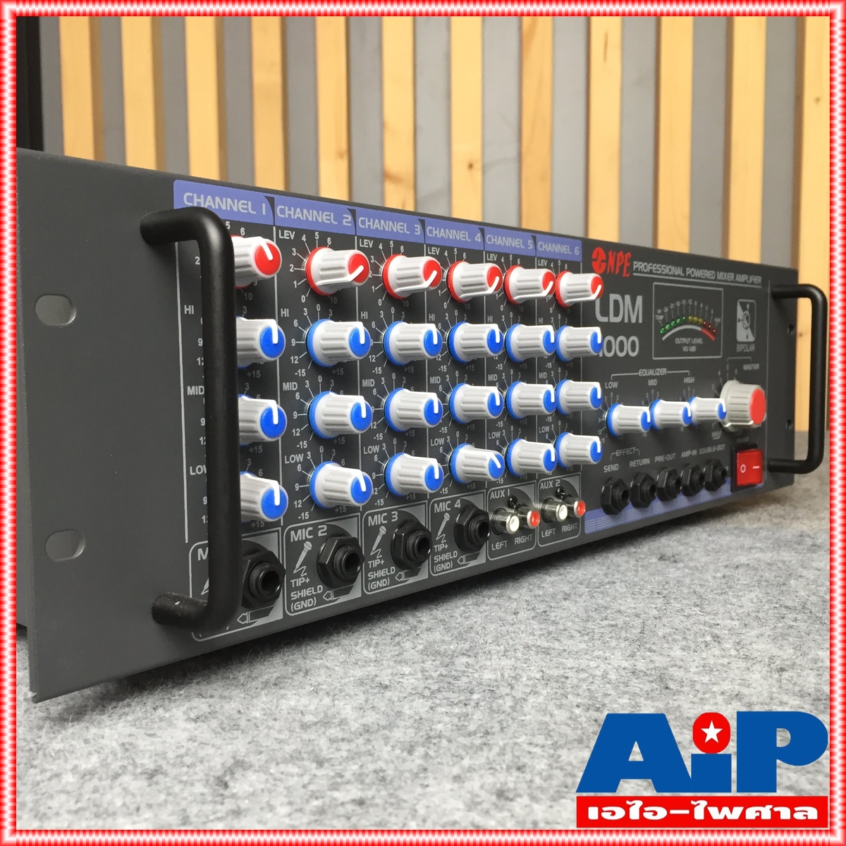 NPE LDM-1000 POWERMIXER LINE เครื่องขยายเสียง 1000 วัตต์ 4-16 โอห์ม 70-100 โวลท์ LDM1000 LDM 1000 แอมป์เสียงตามสาย เอไอ-ไพศาล +++