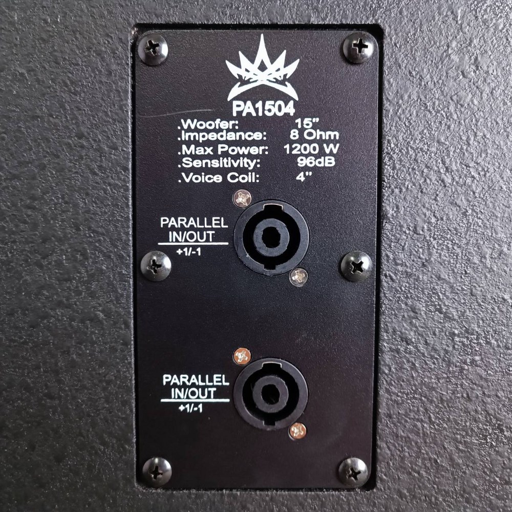 PROEUROTECH SUB-15 (PA-1504) ตู้ลำโพงซับ15" PA 1504 PA1504 ลำโพงซับวูฟเฟอร์พาสซีฟ ขนาด 15 นิ้ว รองรับกำลังขับสูงสุด 1200 วัตต์ PROEURO TECH SUB 15 SUB15 เอไอ-ไพศาล