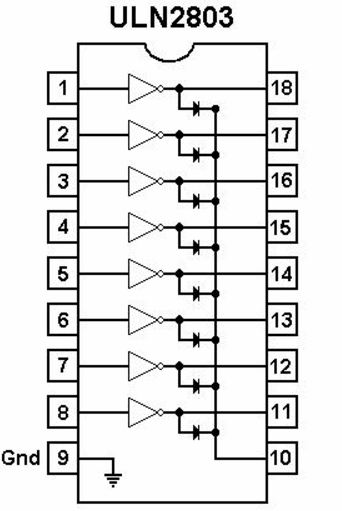 ULN2803 ULN2803A Darlington Transistor Arrays 8CH