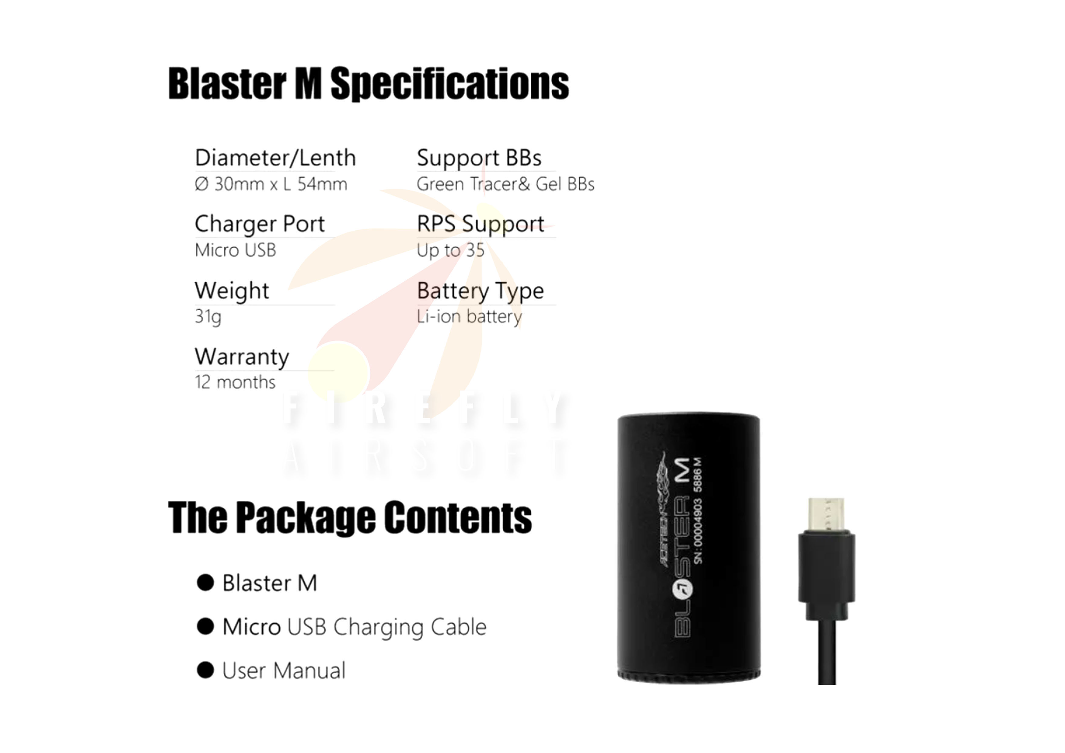 ACETECH Blaster Module Tracer unit IP64 suppressors