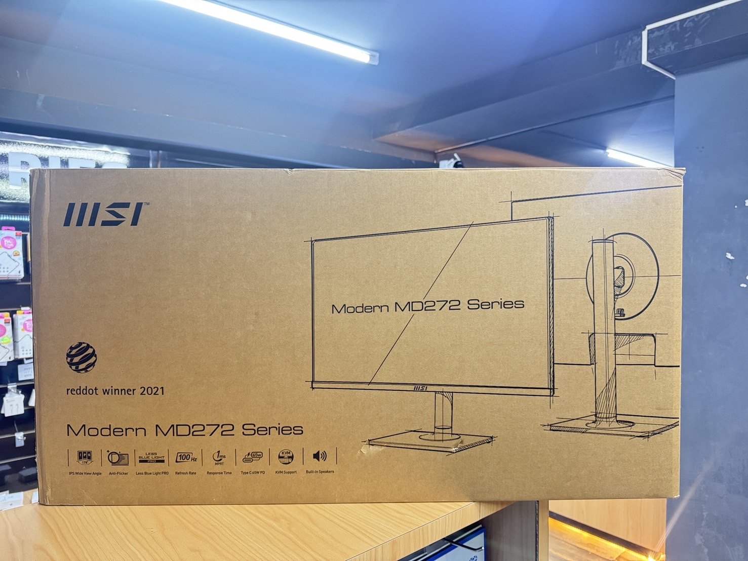 🌈จอมอนิเตอร์ MSI Modern MD272XPW (IPS 100HzSpeakerUSB-C White) 🌈 🍎🍏 มาแล้ว จอมอนิเตอร์ MSI Modern มือ1 ถูกกว่าศูนย์ 1xxx ราคาสุดคุ้มๆ 🍎🍏