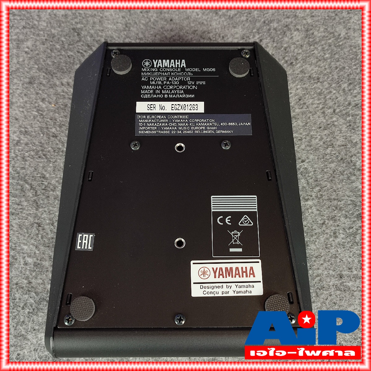 YAMAHA MG-06 MIXER มิกซ์ มิกเซอร์ มิกซ์YAMAHA เครื่องเสียง MG06 MG 06 เครื่องปรับแต่งเสียง MIX เอไอ-ไพศาล +++