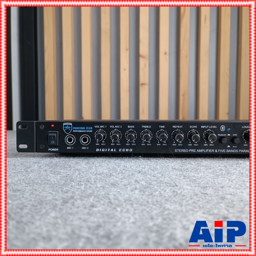 PROEUROTECH PRE-100 ปรี บูลทูส ปรีแอมป์คาราโอเกะ โปรยูโรเทค ปรีแอมป์บลูทูธ ปรีแอมป์บ้าน PRE 100 PRE100 เอไอ-ไพศาล