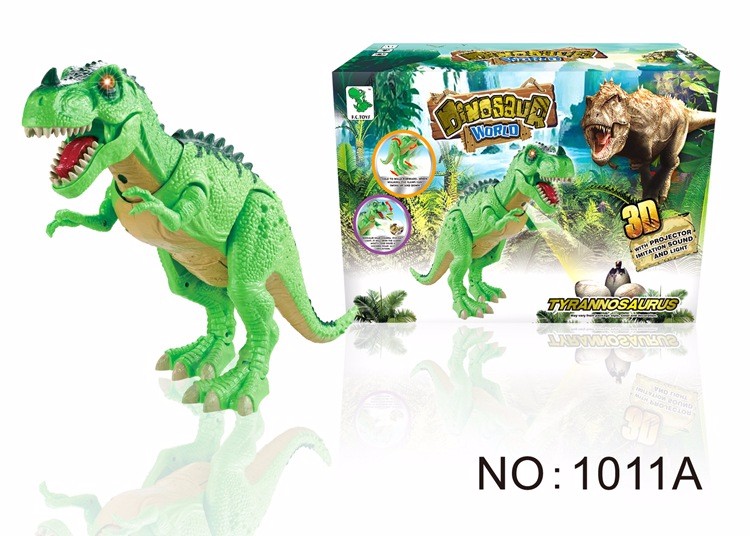 1011A ของเล่นไดโนเสาร์ฉายภาพใส่ถ่าน