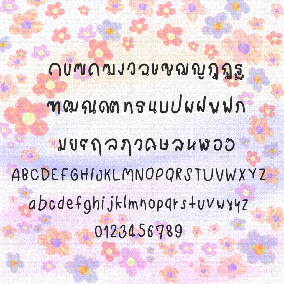 ฟอนต์นูร่าวาวรรณ