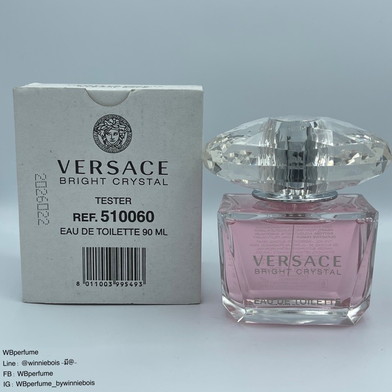 น้ำหอมแท้100% VERSACE Bright Crystal Eau De Toilette ปริมาณ 90 มล. TESTER