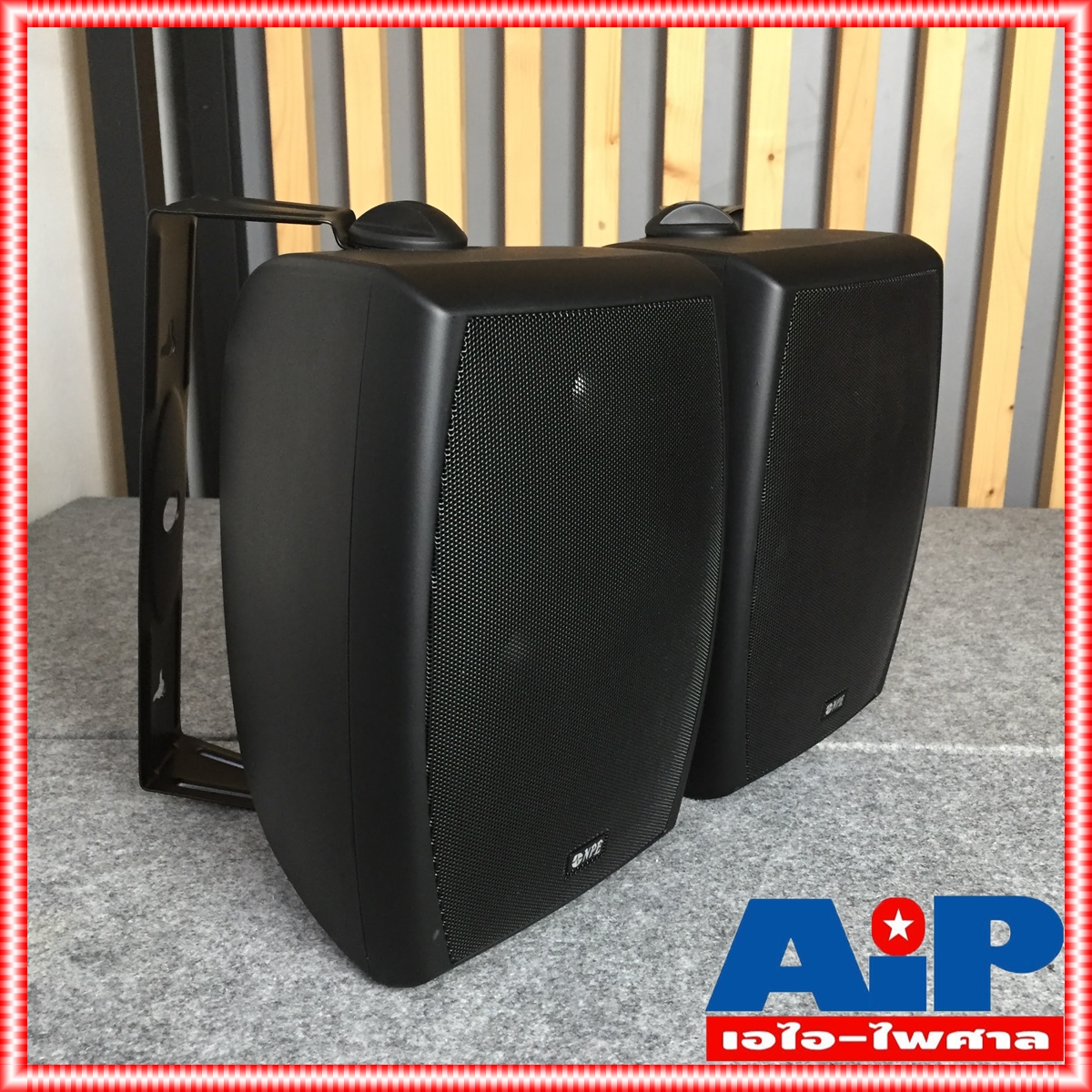 สีดำ NPE NP602 ตู้ลำโพง แขวน 6นิ้ว 2ทาง ตู้แขวน ติดผนัง ตู้ ลำโพง 6นิ้ว เครื่องเสียง NP 602 NP-602 เอไอ-ไพศาล