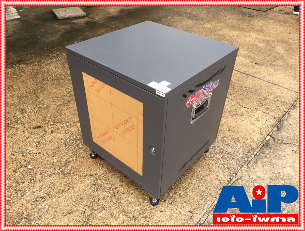 NPE QRD-12U ตู้RACK 19" มีล้อ ตู้เก็บเครื่องเสียงทำจากเหล็ก12U 2ฝาหน้าใส-หลังทึบ NPE QRD12U NPE QRD 12U เอไอ-ไพศาล
