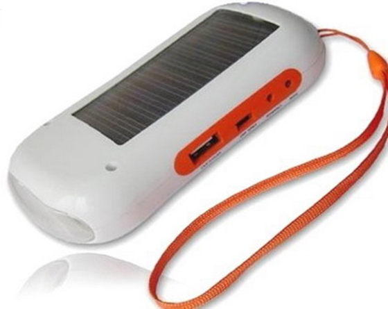 ไฟฉาย พลังงานแสงอาทิตย์ โซล่าเซลล์ Solarcell มีวิทยุ และแบตเตอรี่สำรองใช้กับมือถือได้