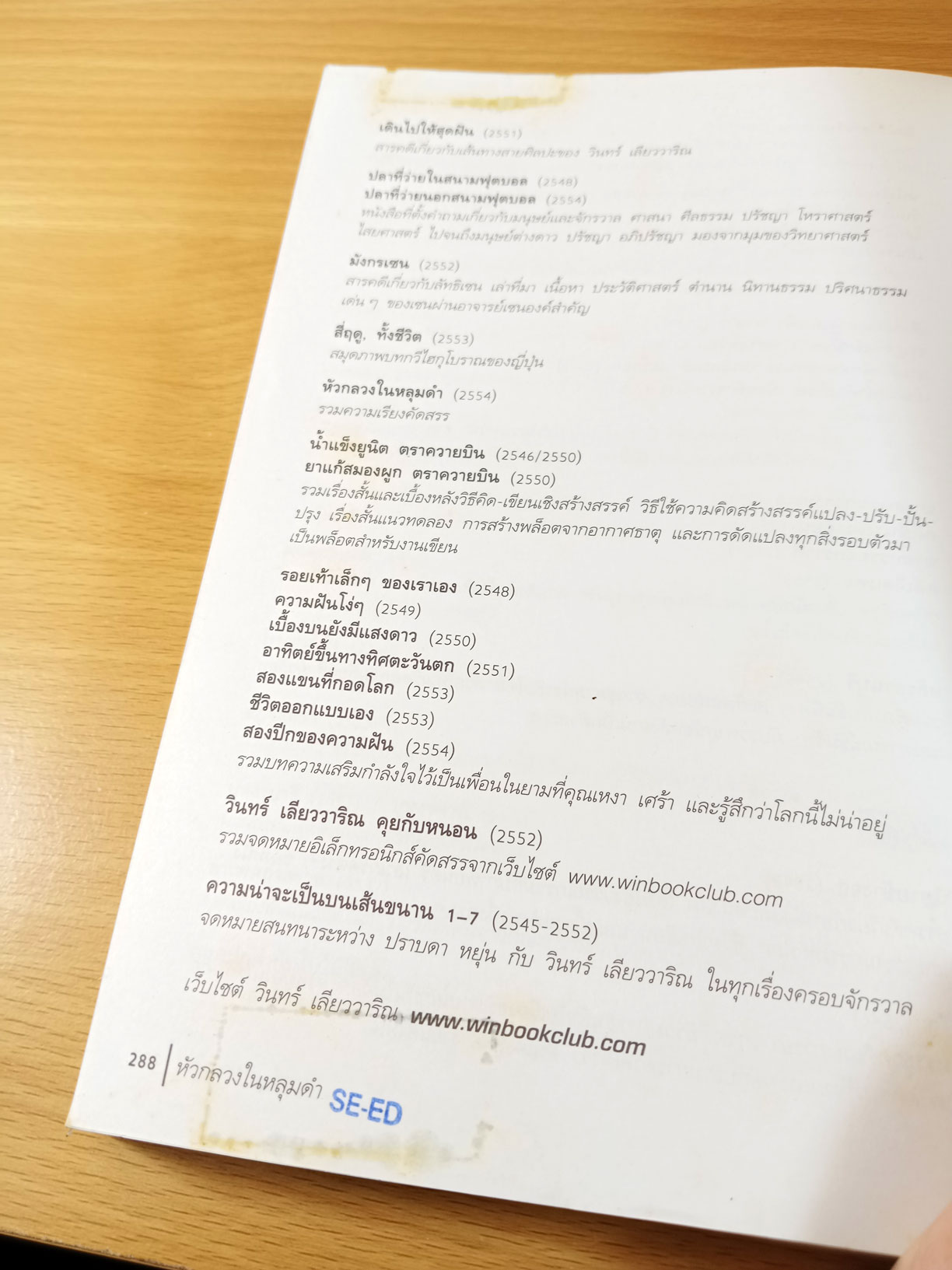 หัวกลวงในหลุมดำ รวมความเรียงคัดสรร