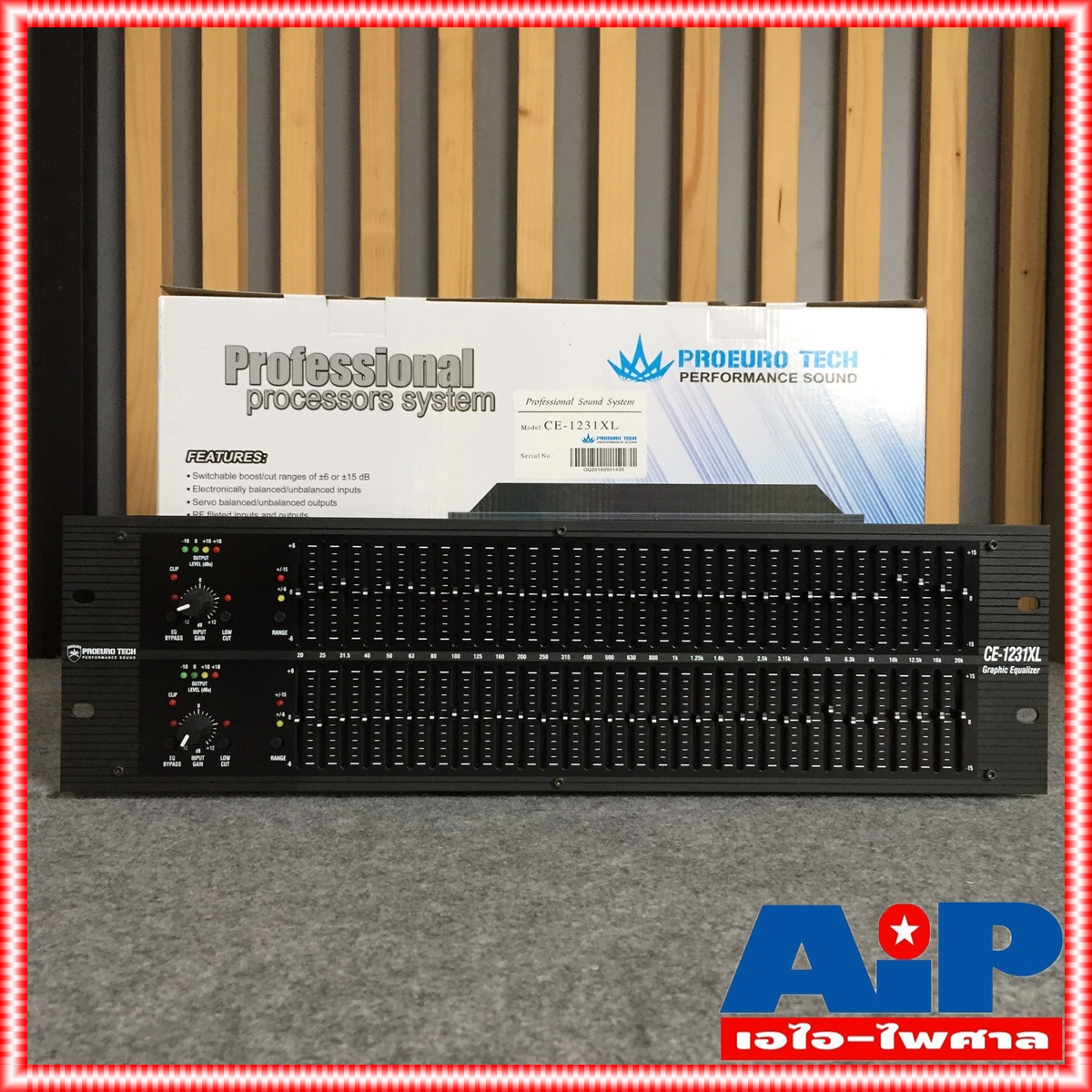 PROEUROTECH CE1231XL EQ PRO EUROTECH เครื่องปรับแต่งสภาพเสียง EQUALIZER CE 1231 XL เอไอ-ไพศาล