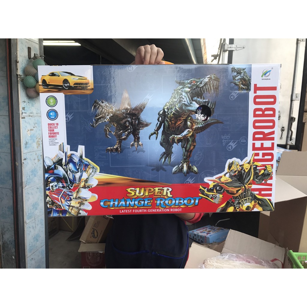 1-29 ของเล่นเด็กหุ่นแปลงร่างรถ 2 ตัว กล่องละ