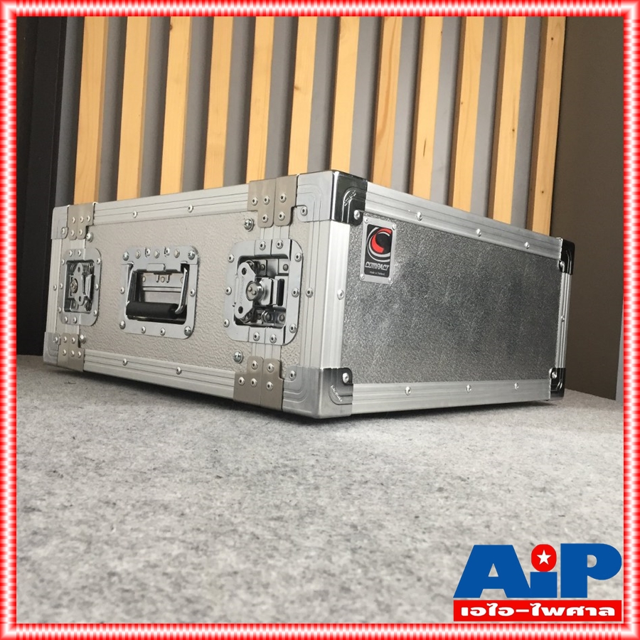 COMPACT RACK เครื่องเสียง SD4U 2ฝาหน้า-หลัง ลึก16นิ้ว ผิวอลูมิเนียม แร็คเครื่องเสียง แร็ค คอมแพ็ค แร็คใส่อุปกรณ์ แร็คใส่แอมป์ SD4 U SD-4U