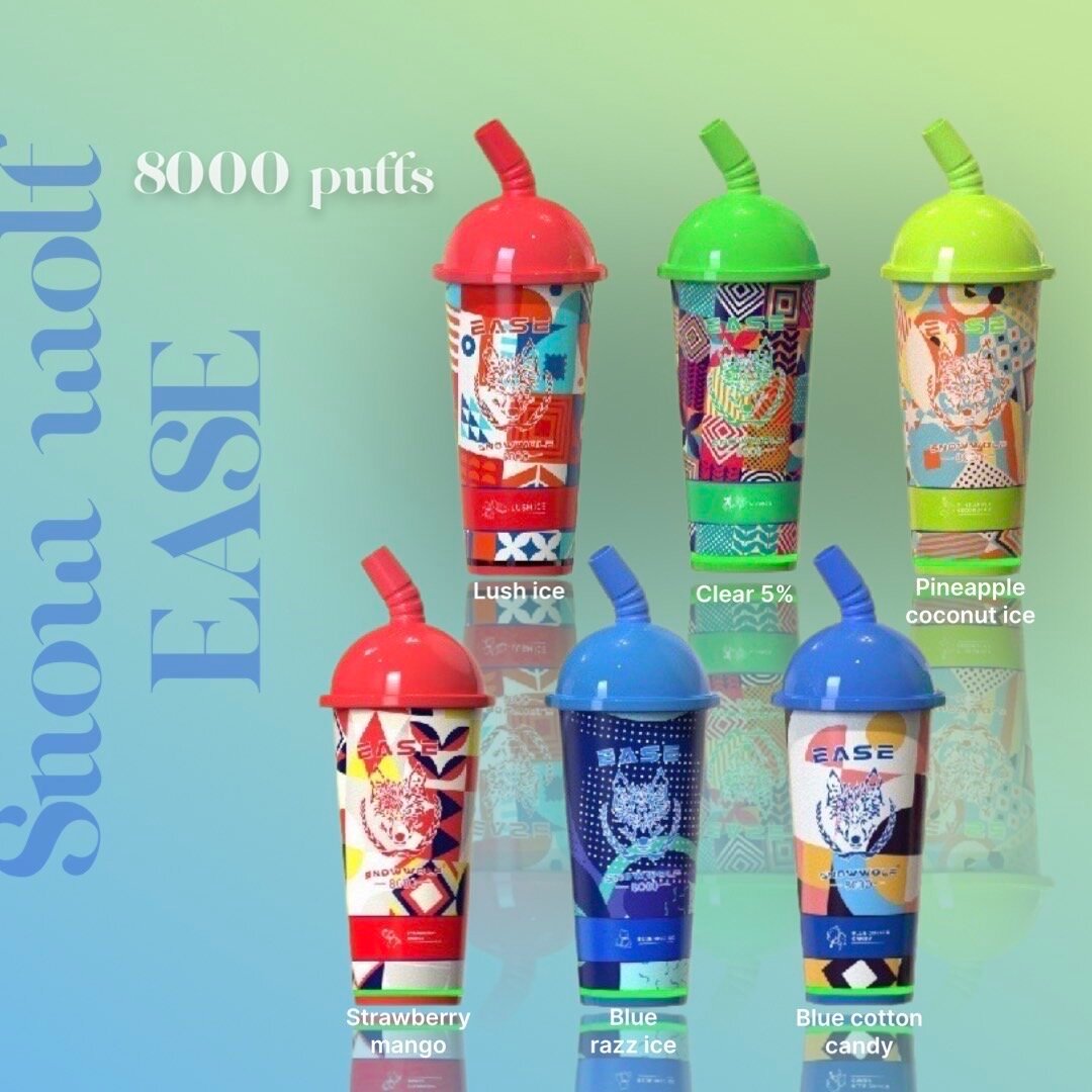 📌โปรโมชั่น Snow Wolf Ease (สีลาย) 8000Puffs