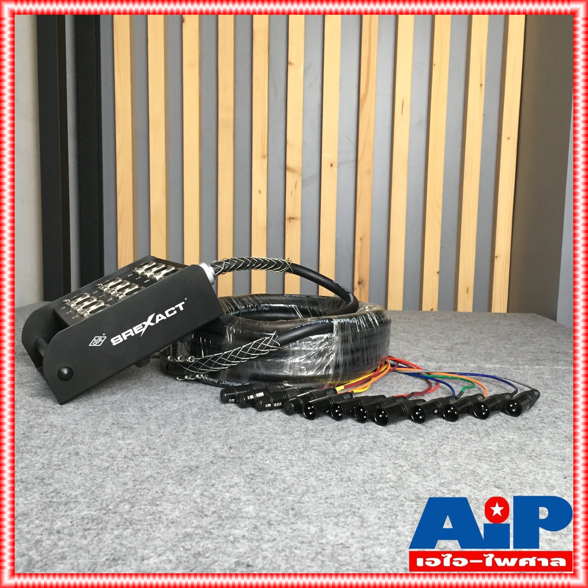 สายมัลติคอร์ SUN RISE SBC-12X-C-50FT-CG 8IN 4OUT 15เมตร สายสัญญาณเสียง SBC 12X C 50FT CG 8IN 4OUT SBC12XC50FTCG 8IN 4OUT เอไอ-ไพศาล