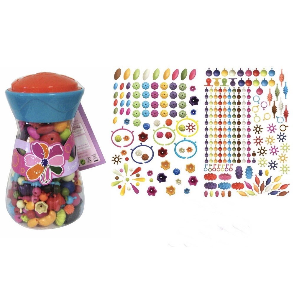 HM1610A ของเล่นเด็กลูกปัดร้อยเครื่องประดับสร้อยกระบอก งานดี