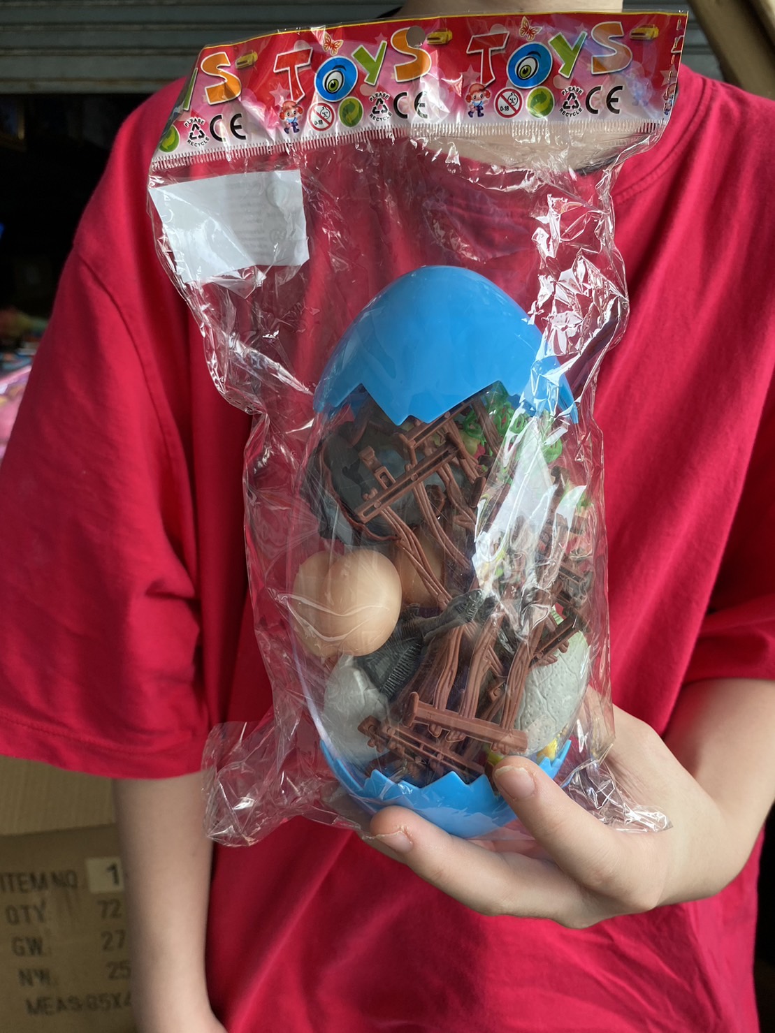 2231 ของเล่นเด็กกระปุกไข่โมเดลสัตว์เล่นมือ ปลีกชิ้นละ