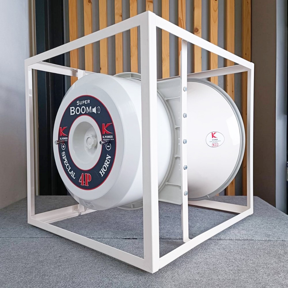 K.POWER HK-214 ปากฮอร์นอลู 4ยูนิต 4แกน 21นิ้ว อลู พร้อมยูนิต มีโครงเหล็กล้อมรอบ พร้อมใช้งาน KA-200 K POWER HK 214 มียูนิตฮอร์น พร้อมใช้ เสียงตามสาย หอกระจายข่าว KPOWER HK214 เอไอ-ไพศาล