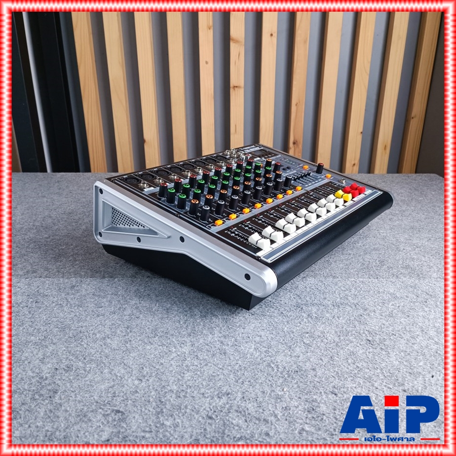 PROEUROTECH PMX-M802DSP POWERMIXER เพาเวอร์มิกเซอร์ 8 ช่อง พร้อมเอฟเฟคในตัว โปรยูโรเทค PMX M 802 DSP PMXM802DSP PRO EUROTECH เอไอ-ไพศาล