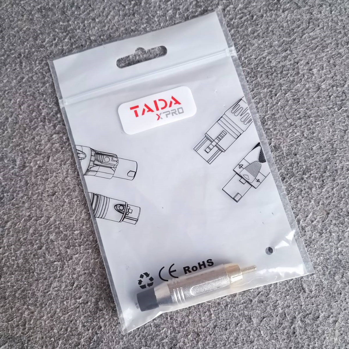 สีเงิน แพ็ค1ตัว TADA YSR-3004 RCA สีเงิน แจ็คอาร์ซีเอตัวผู้ ปลั๊ก RCA สำหรับเข้าสาย ต่อ สายสัญญาณ RCA ตัวผู้ เอไอ-ไพศาล